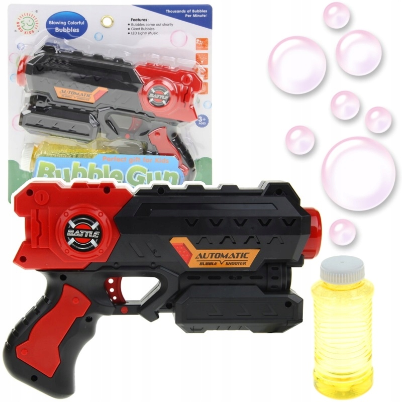 

Pistolet do Baniek Mydlanych Bańki Płyn Dźwięk