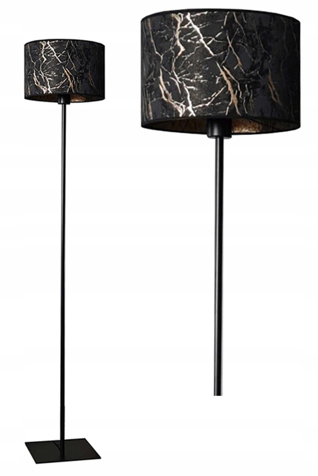 Lampa Stojąca/podłogowa 066-ES Led E27 Abażur Salon Sypialnia Pokój Biuro