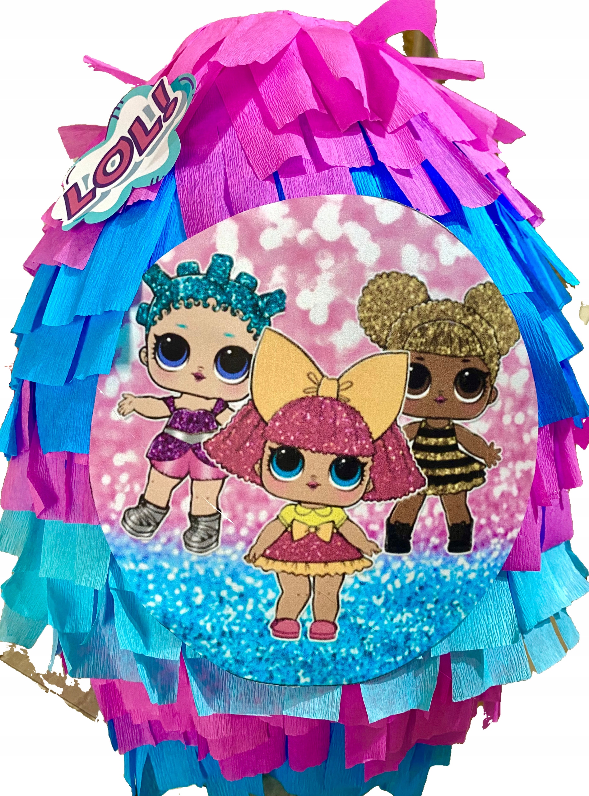 Pinata piniata URODZINOWA Lol surprise XL gratisy