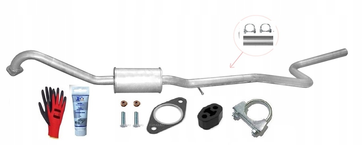 Ford Fiesta 1.6 TDCi 66 kW (2004-2006) Tlumič bonus