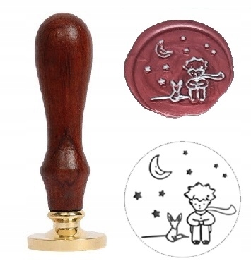 Pieczęć, stempel do wosku, laku wzór MAŁY KSIĄŻE