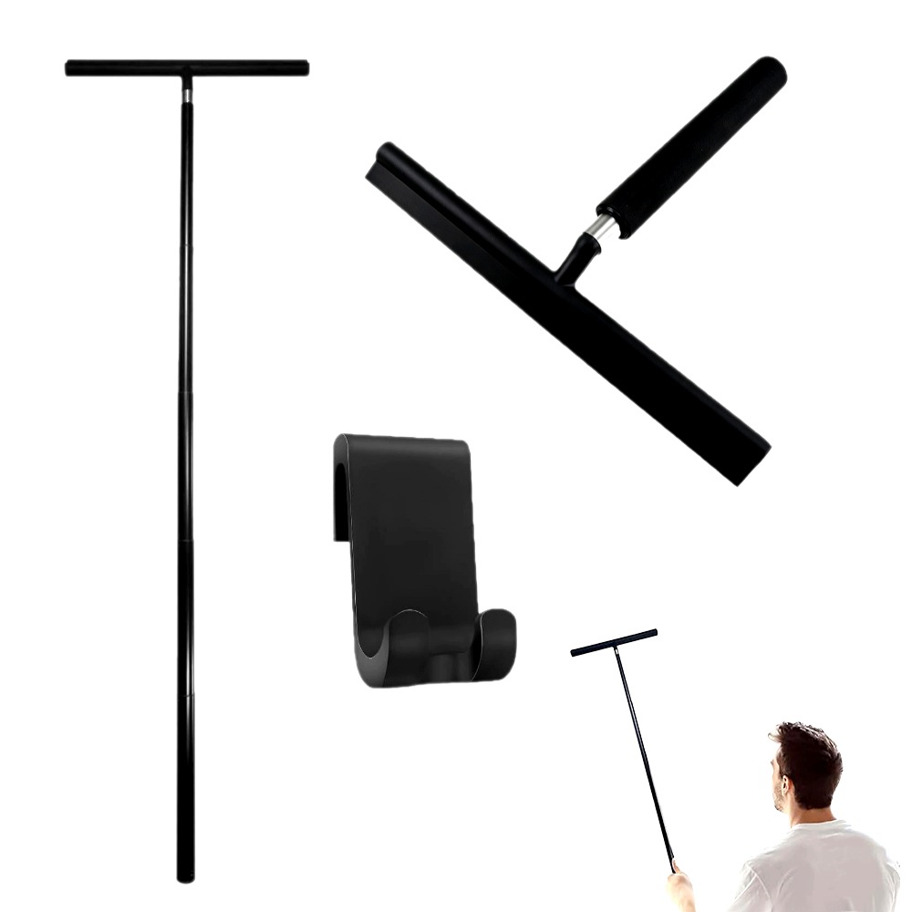 Silikonová teleskopická rukojeť pro stěrač do sprchové kabiny