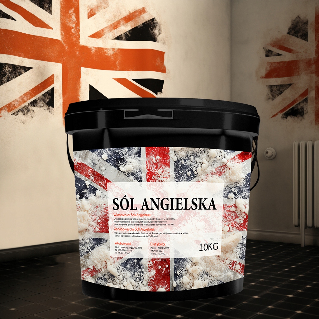 SÓL EPSOM DO KĄPIELI SIARCZAN MAGNEZU MAGNEZOWA ANGIELSKA GORZKA STÓP 10KG Marka inna marka