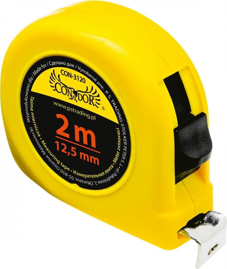 

Miara Metrówka Zwijana Stalowa 2 M 12.5 MM