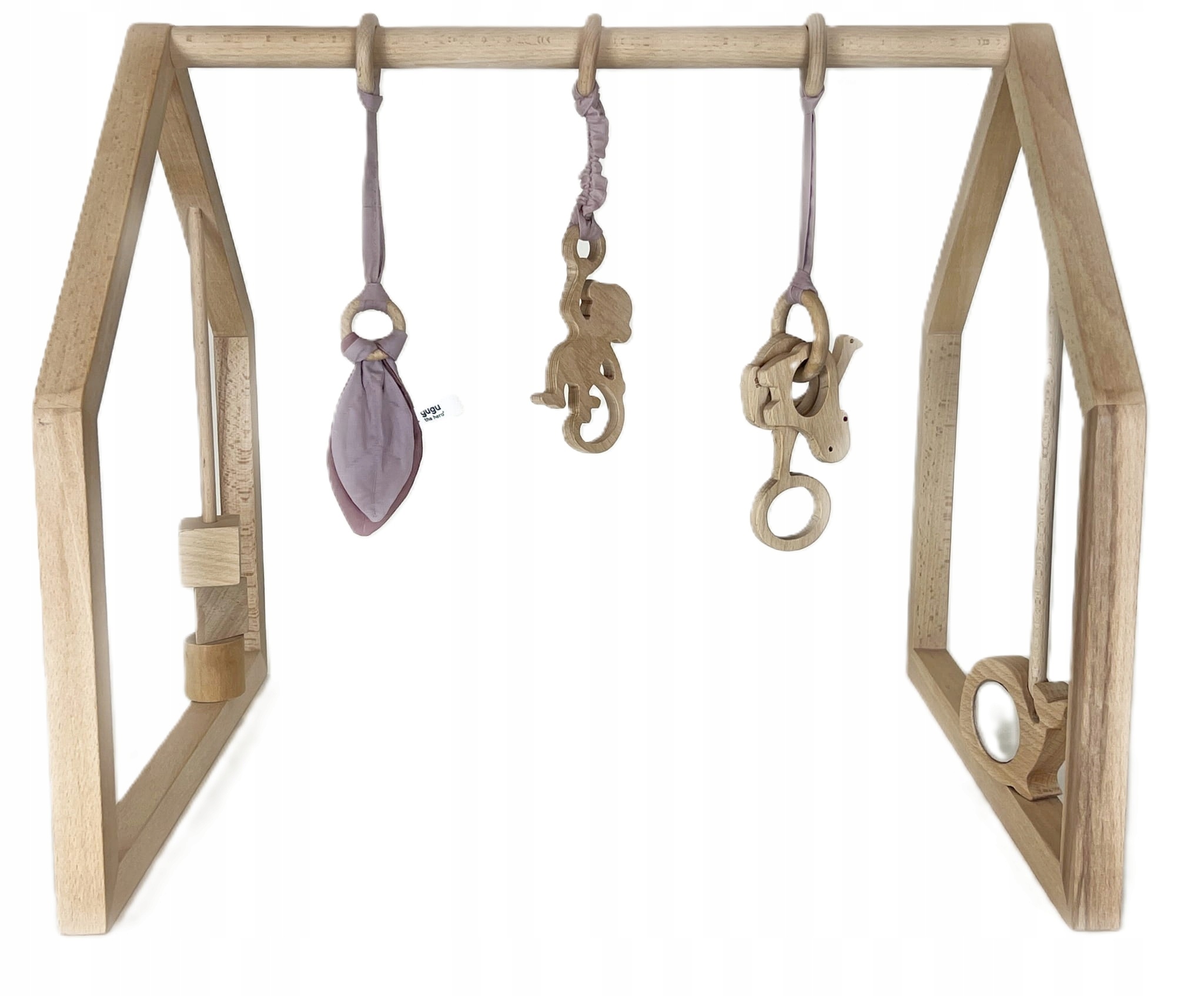 Gugu the Hero Baby gym Montessori stojak edukacyjny gimnastyczny Pink