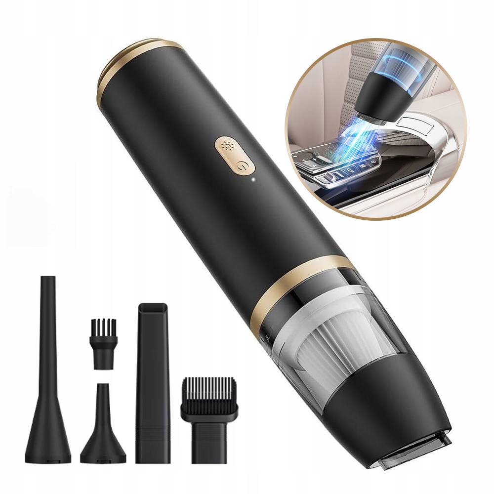 Vysavač 5000PA Černý Akumulátorový