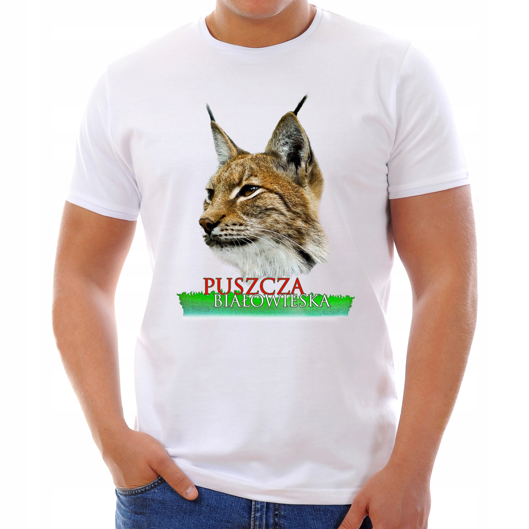 

Koszulka Białowieża Ryś (M):: XXL,: biały