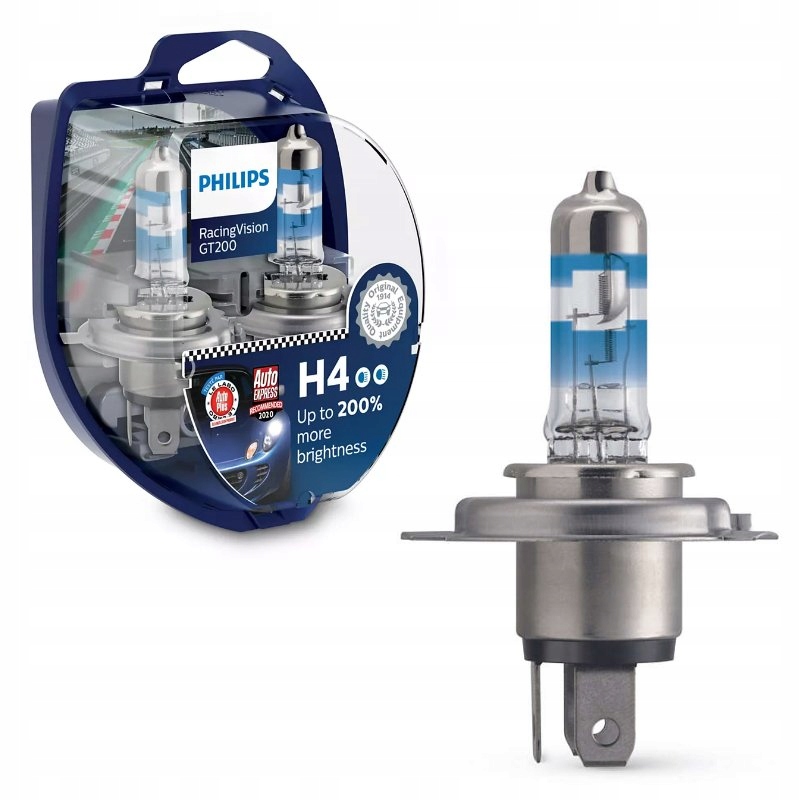 ŻARÓWKI PHILIPS H4 60/55W RACING VISION 2szt 5903818505178 za 86.83PLN ...