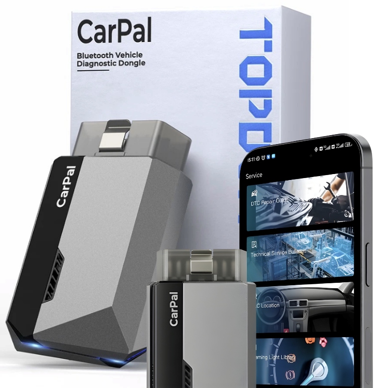 Tester Diagnostyczny Topdon CarPal+OBD2 Wszytskie Systemy Funkcje Serwis Pl