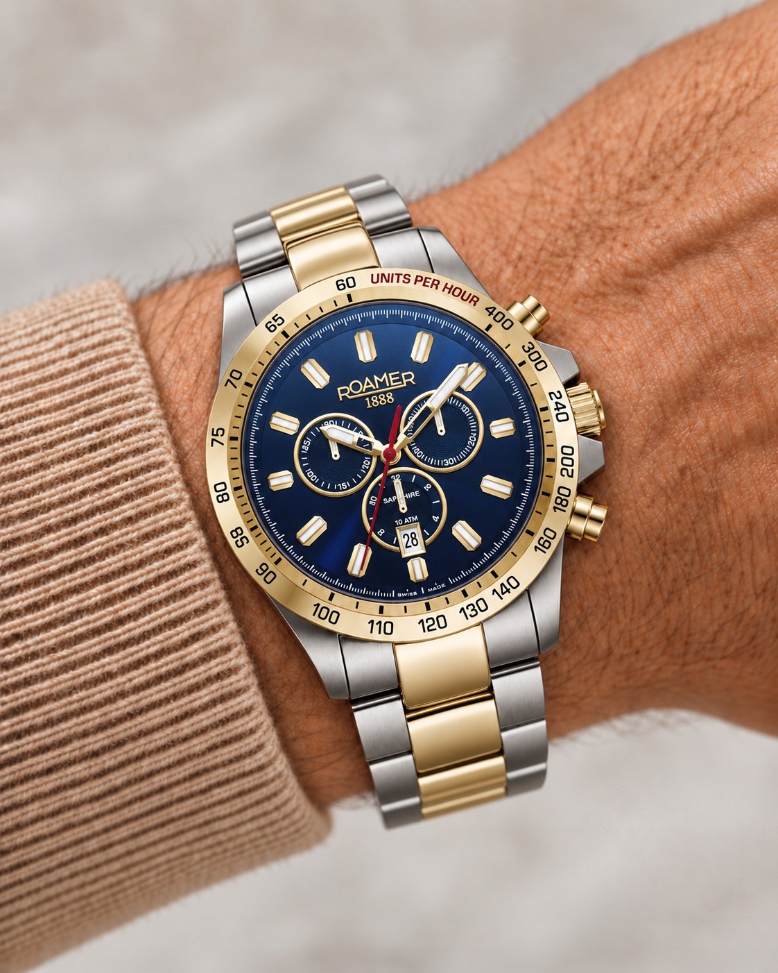 Roamer Rimini Chronograph 861837-47-45-20 45.00 mm 10ATM