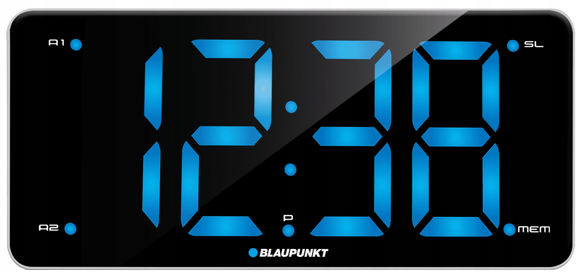 Rádio Fm Budík Alarm Usb Velký LCD displej XL Blaupunkt CR15WH