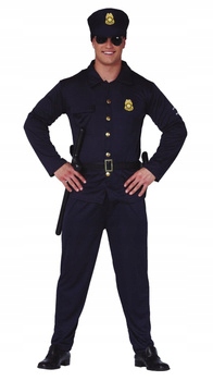 Kostým Policista námořnická modrá kalhoty sako S