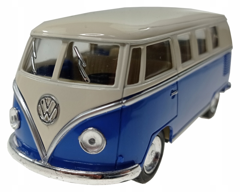 

Vw T1 Bus Ogórek Z Napędem Niebieski Zabawka