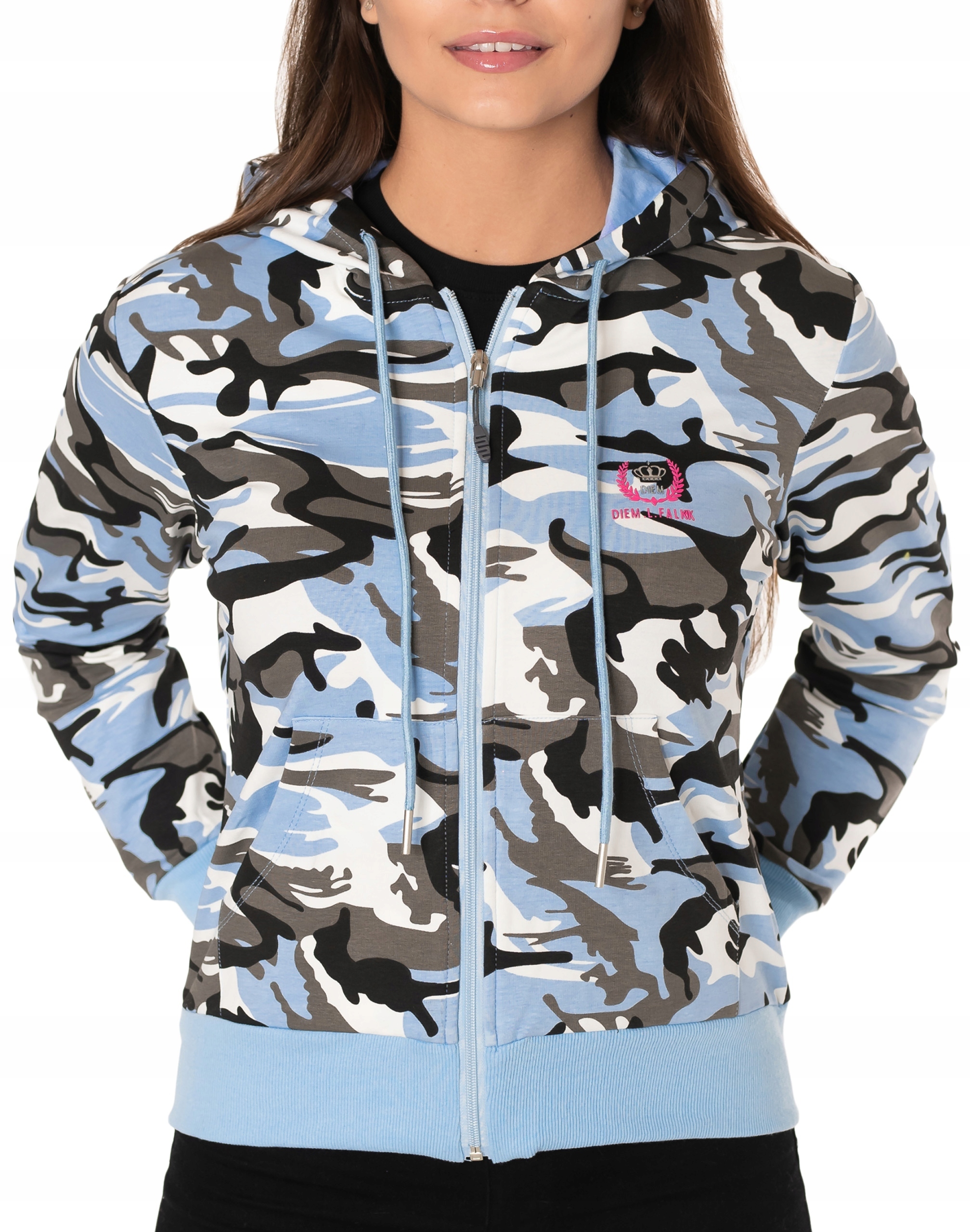

Bluza Bawełniana Damska Rozsuwana Moro 46006-1 r L