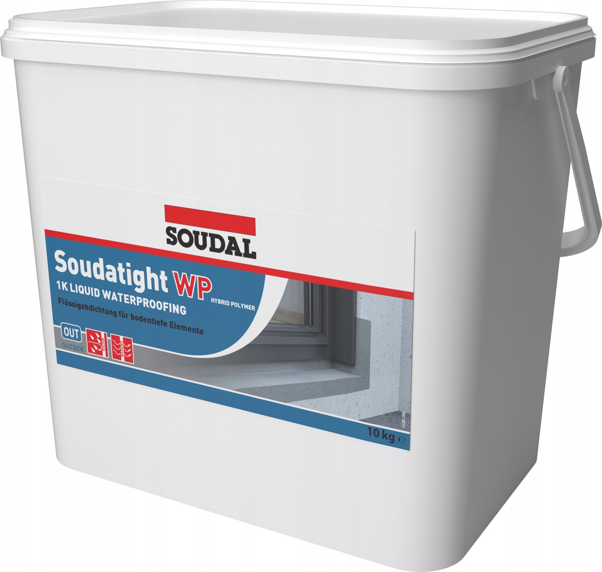Soudal Soudatight Wp 10 kg Fólia Epdm Tekutá Membrána Hydroizolácia