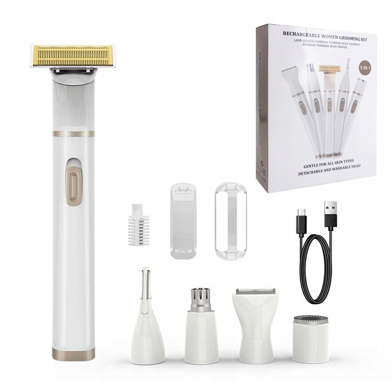 GOLARKA DAMSKA DEPILATOR CIAŁA MASZYNKA TRYMER Sklep, Opinie, Cena w