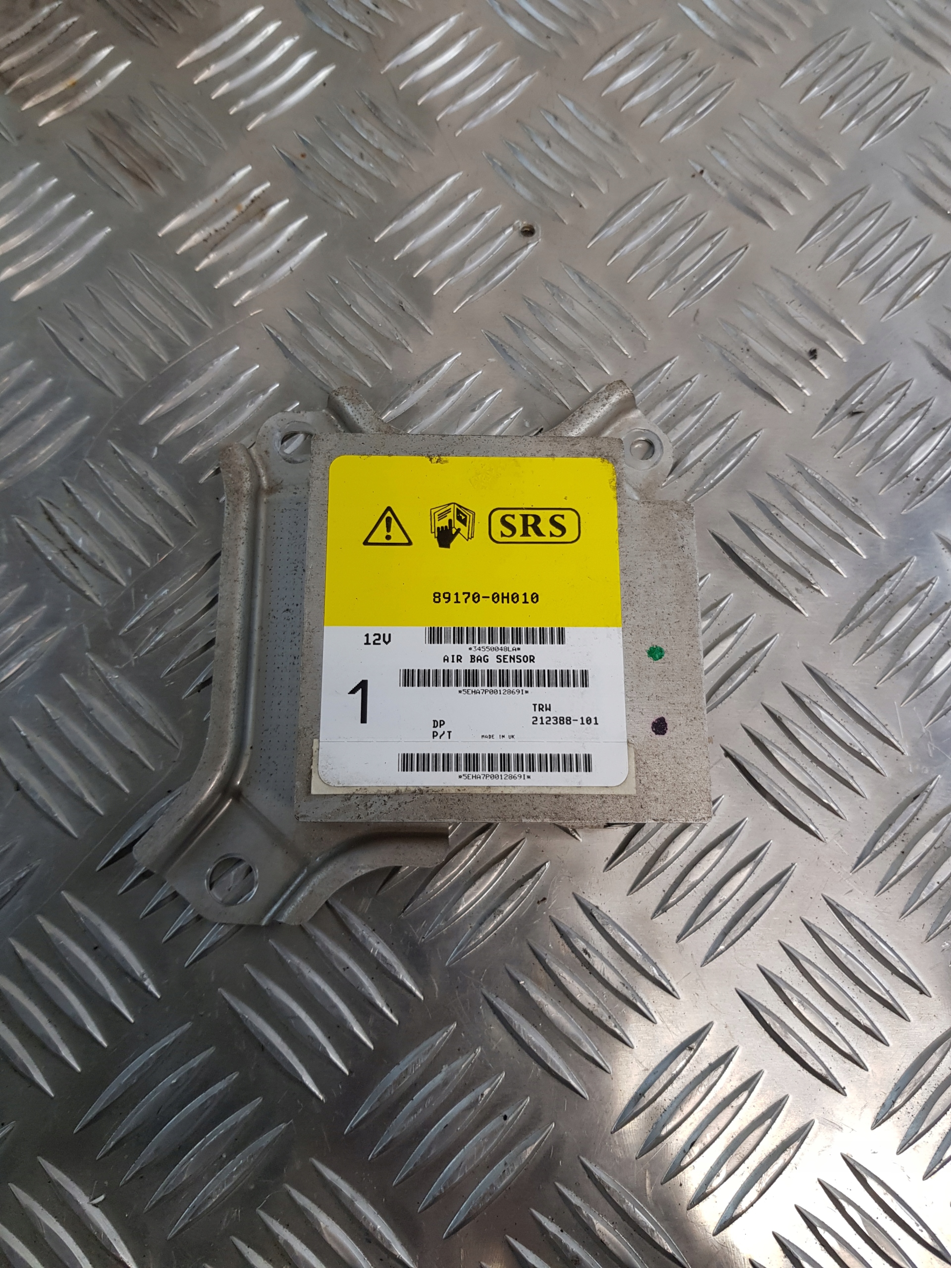 SENSOR modulo airbag 891700H010 PEUGEOT 107 06r.