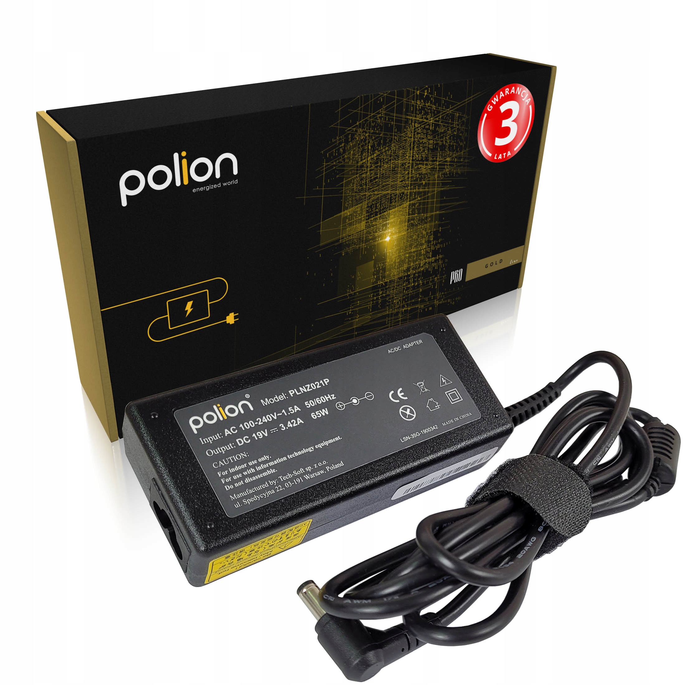 

Ładowarka 65W do Acer 19V 3,42A 5,5x1,7mm