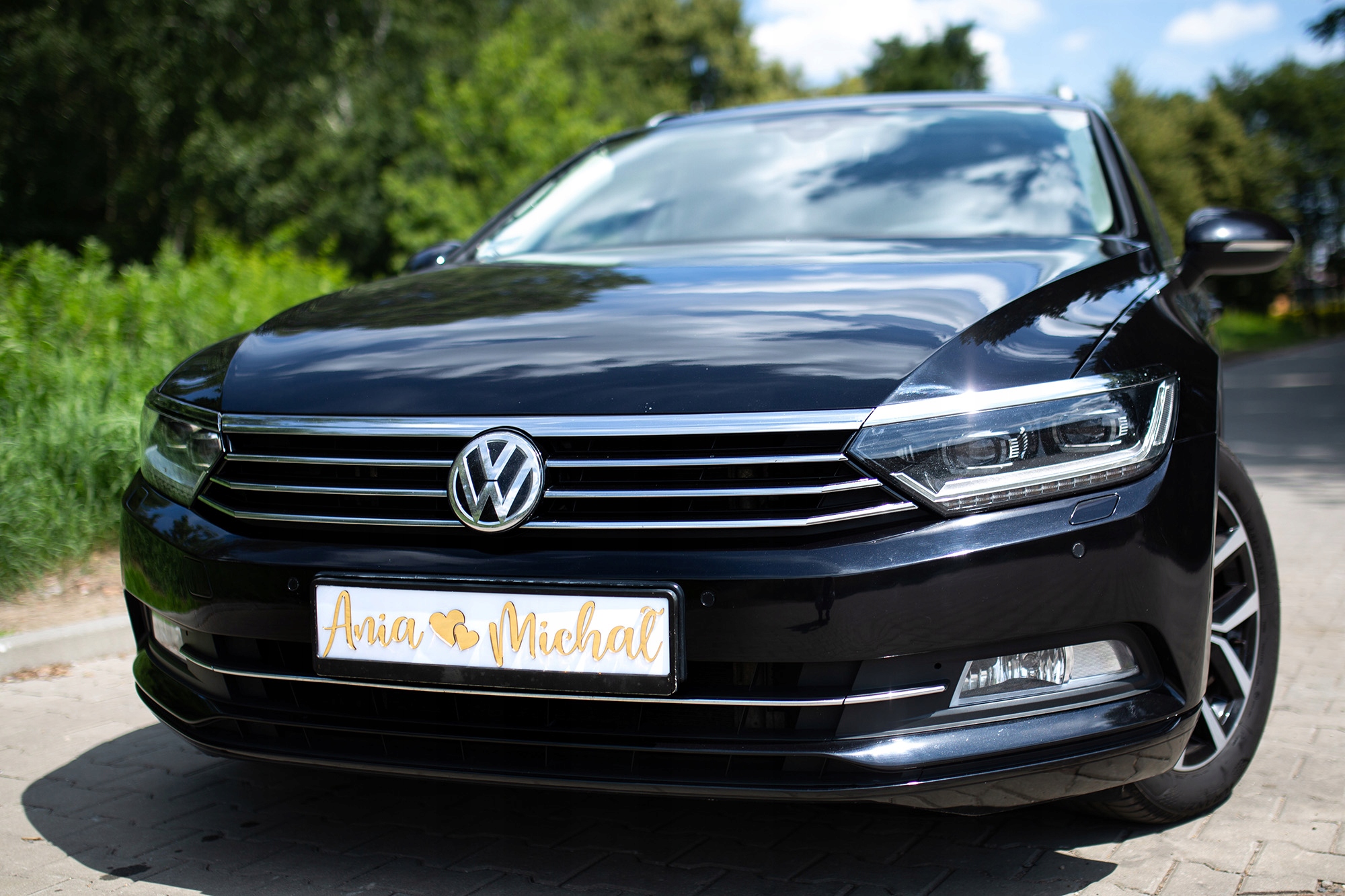 Tablice Ślubne na Wesele do ramek rejestracyjnych Kod producenta SolisArt