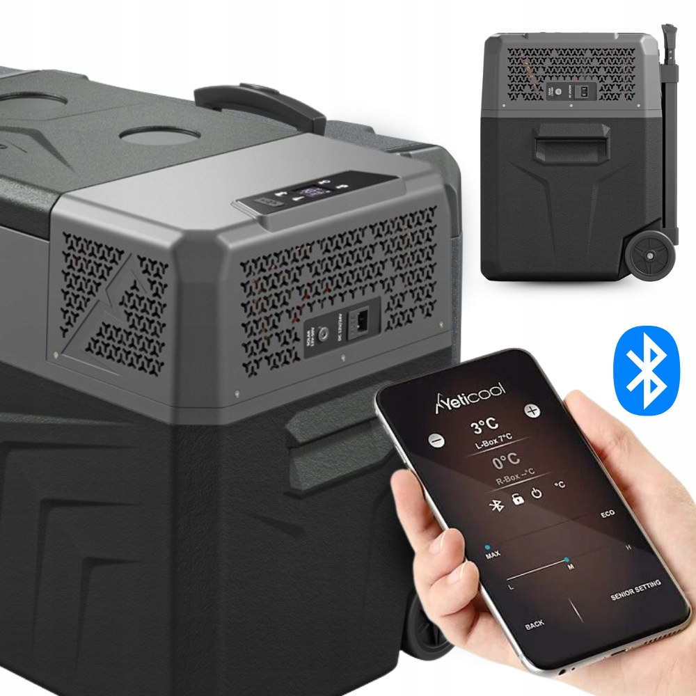 Lodówka Kompresorowa Yolco Turystyczna Do Auta Yolco BCX40 39L 12/24V Ac/dc