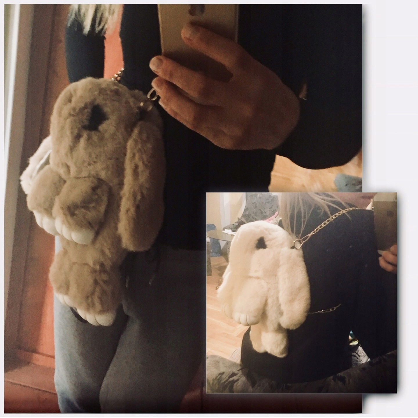 FUTERKOWA MODNA TOREBKA PLECAK KRÓLIK KRÓLICZEK Marka inna