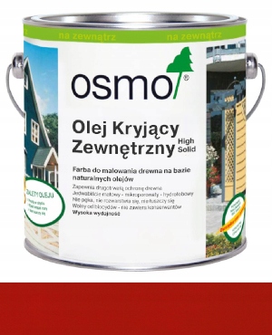 Osmo 2308 0,75L Vnější krycí olej na dřevo Půlnoční červená