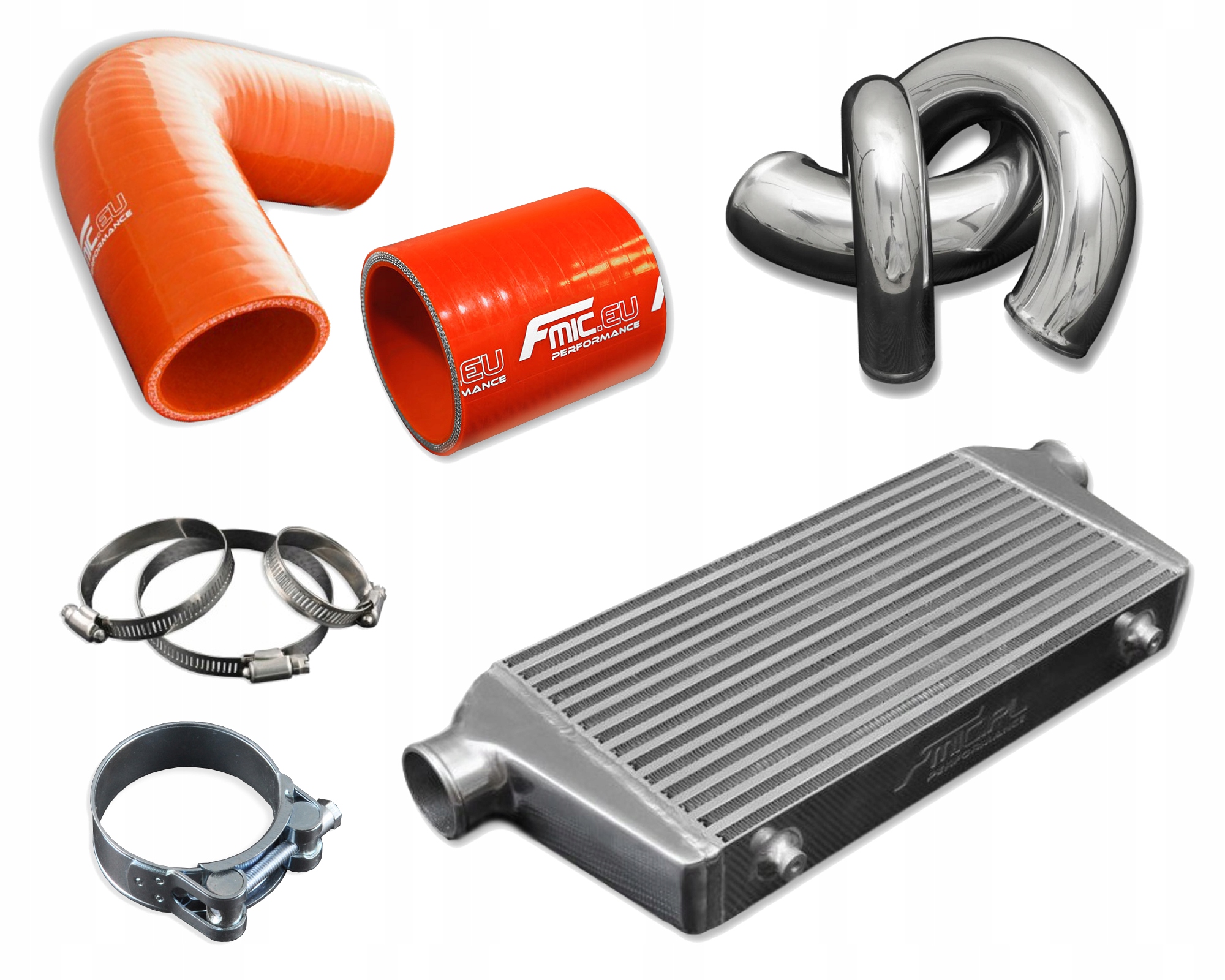 ICKIT-VW11-MAP-P - Інтеркулер VW Golf 4 1.9 TDI Помаранчевий FMIC