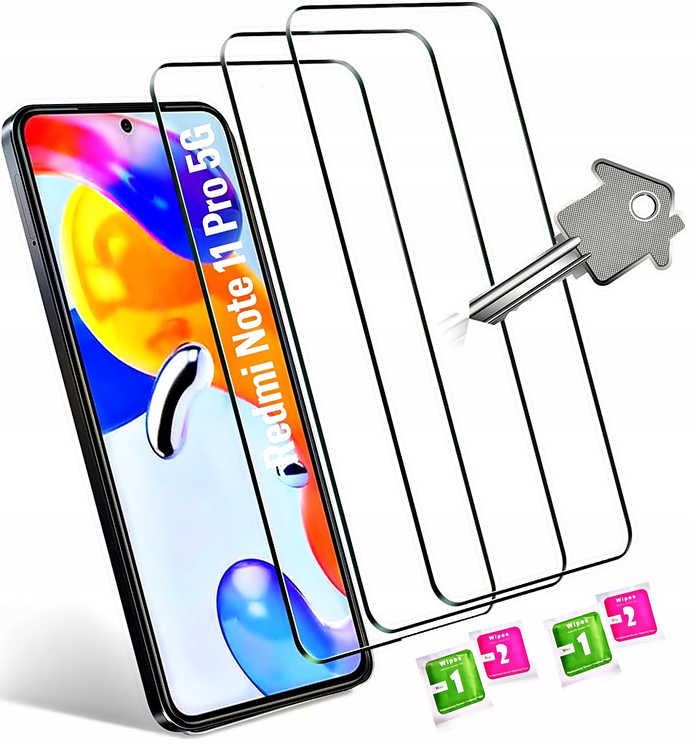 

3X Szkło Hartowane do Redmi Note 9 Pro 10 Pro