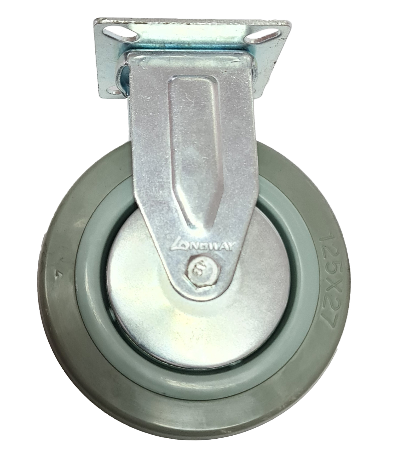 KOŁO STAŁE SZARA GUMA KÓŁKO 125 mm