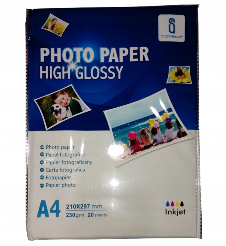 

Papier fotograficzny Aigostar Glossy Photo 20 szt.