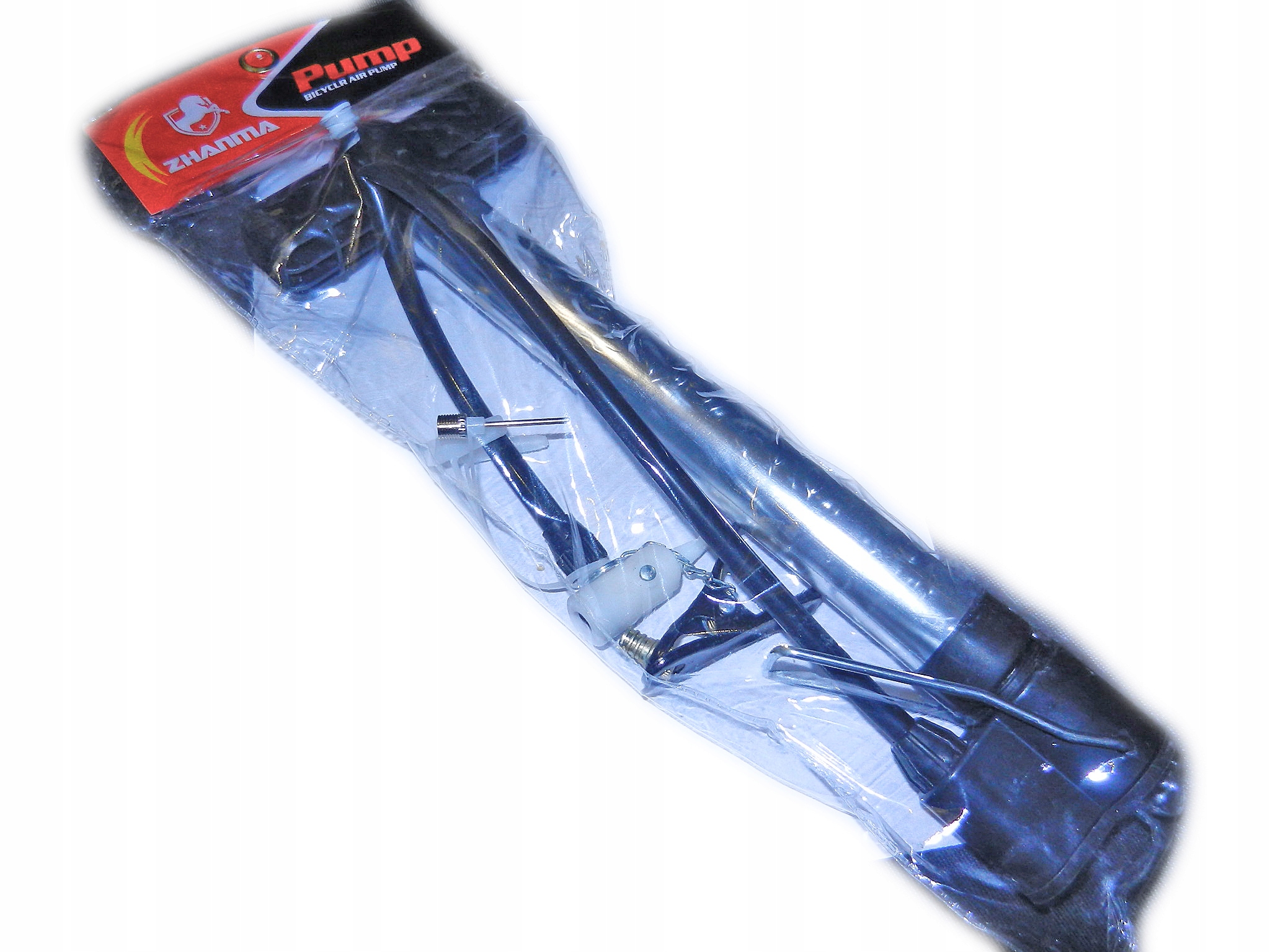 Pompka ręczna PUMP do roweru do różnych piłek i dmuchańców Szerokość produktu 3 cm