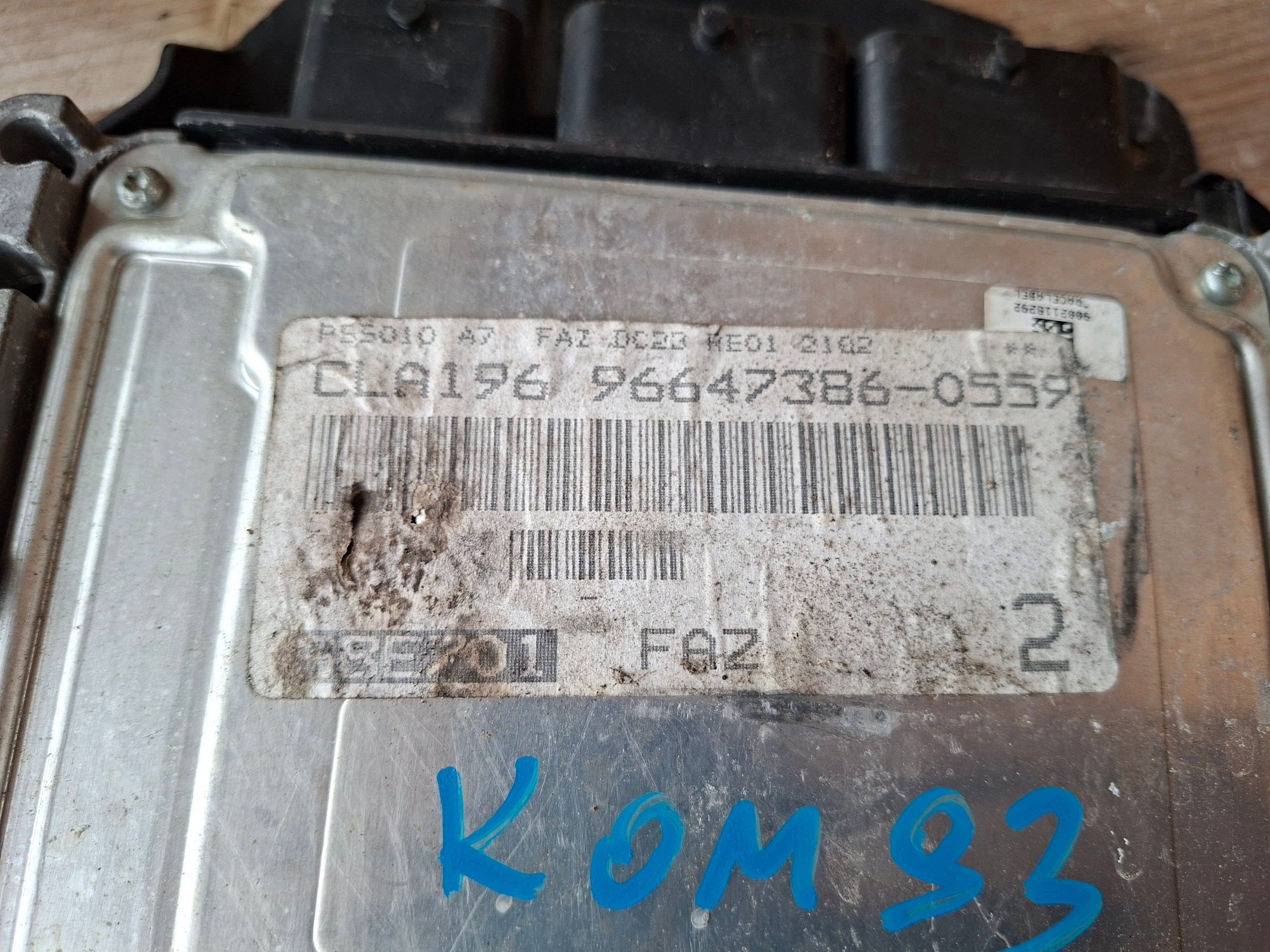 computer control unit peugeot 96647386 96647386-0559 9663193780
