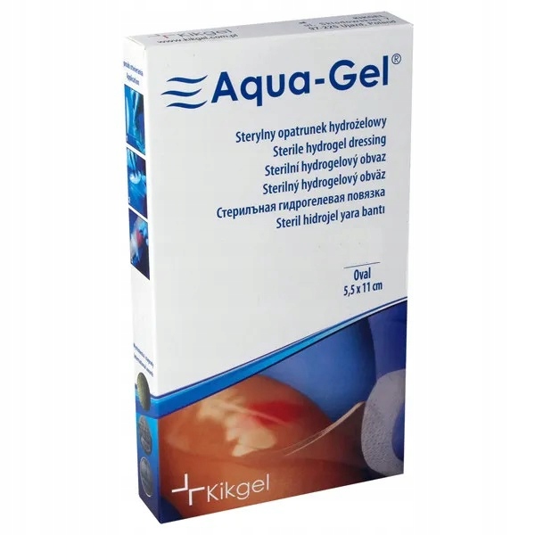 

Aqua-gel 5,5x11cm opatrunek hydrożelowy 1 szt