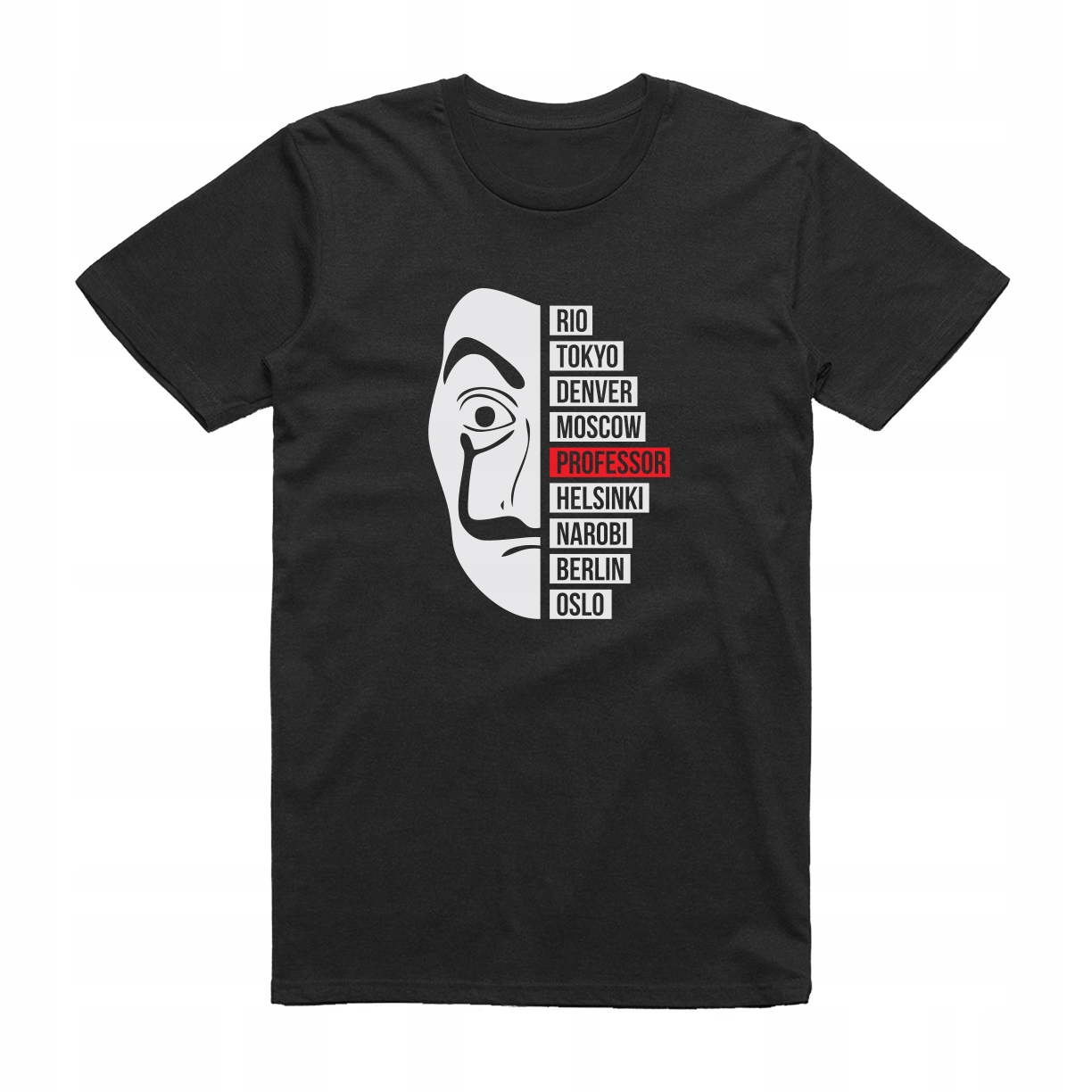 

XXL - Koszulka T-shirt Dom Z Papieru Casa De Papel