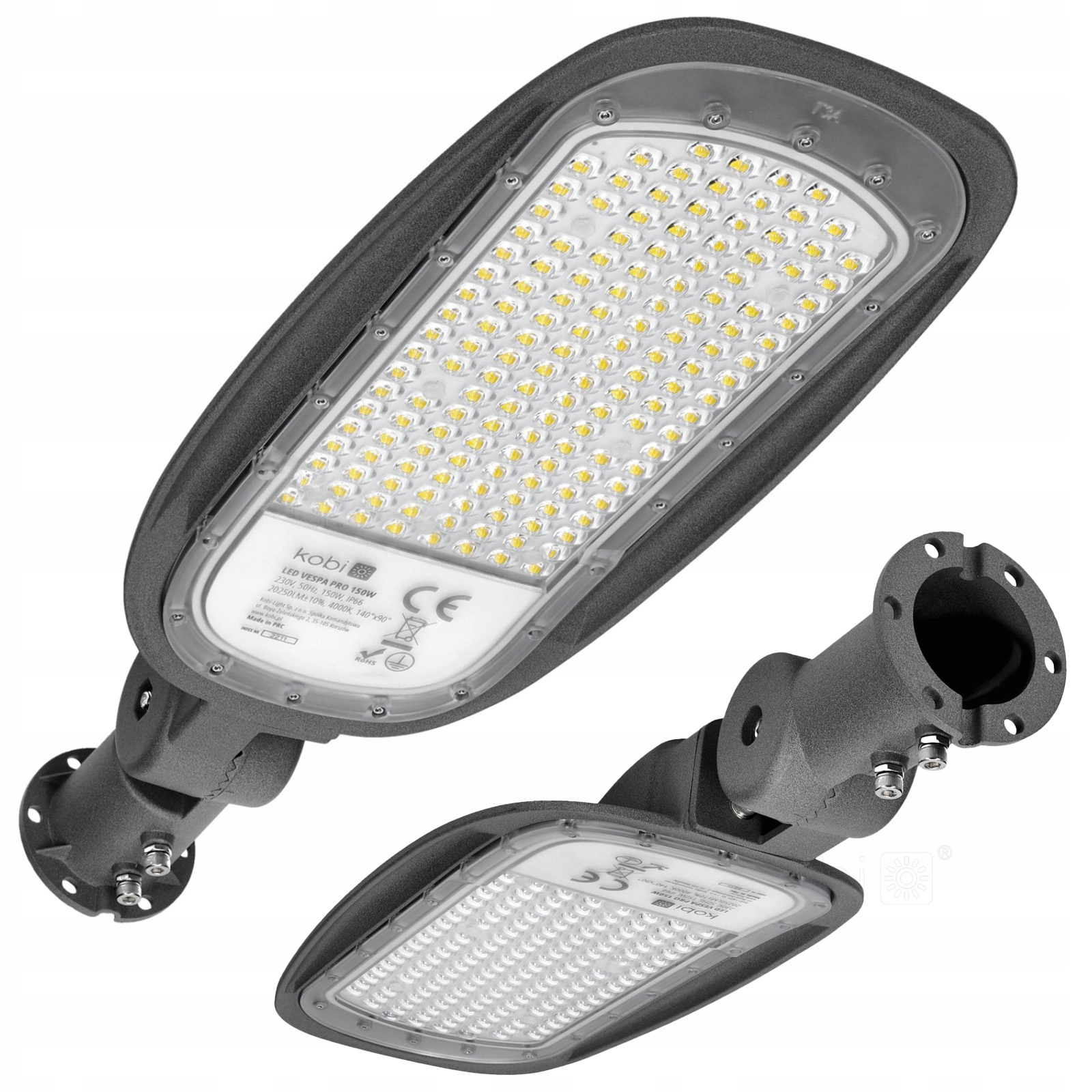 Pouličná parkovacia lampa Led s svietidlom 200 W 27000 lm