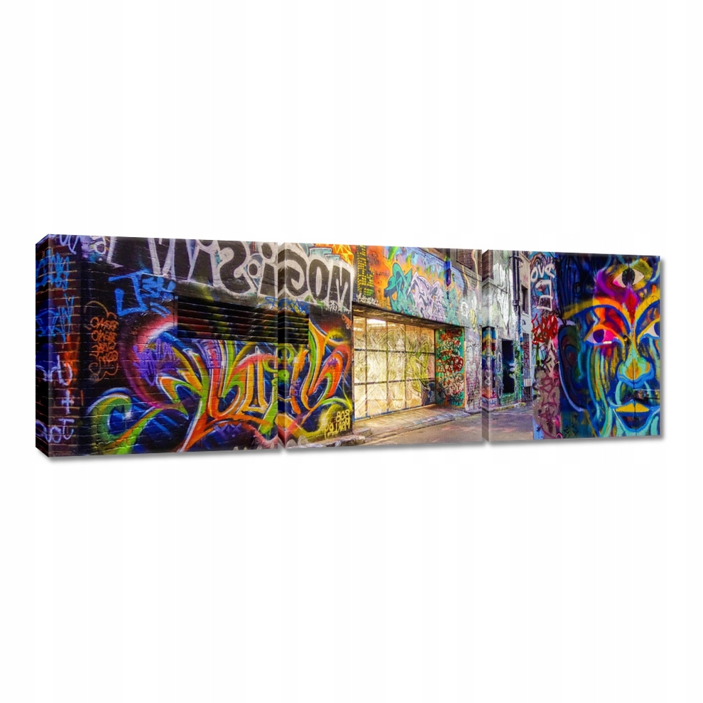 

Obrazy 120x40 Graffitti Mural
