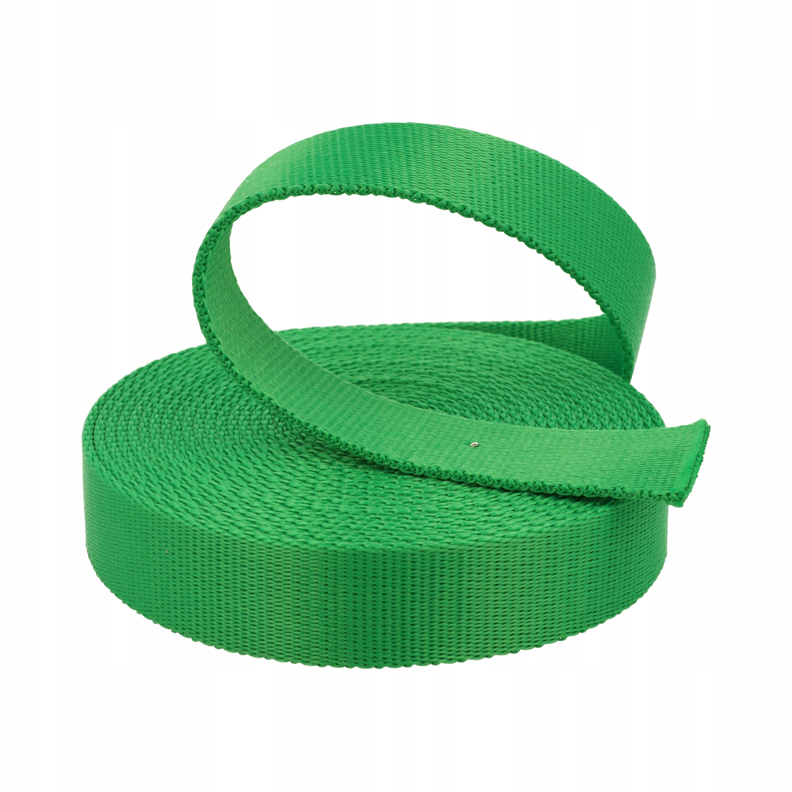 Popruh 25mm Hladká tloušťka 2mm Polypropylen 50 metrů Zelená
