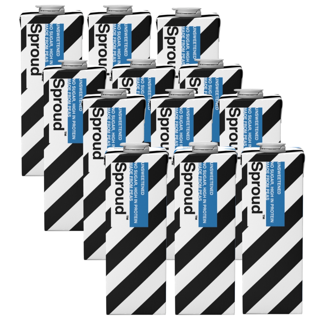 Napój roślinny grochowy Sproud Unsweetened z grochu bez cukru 12x1L