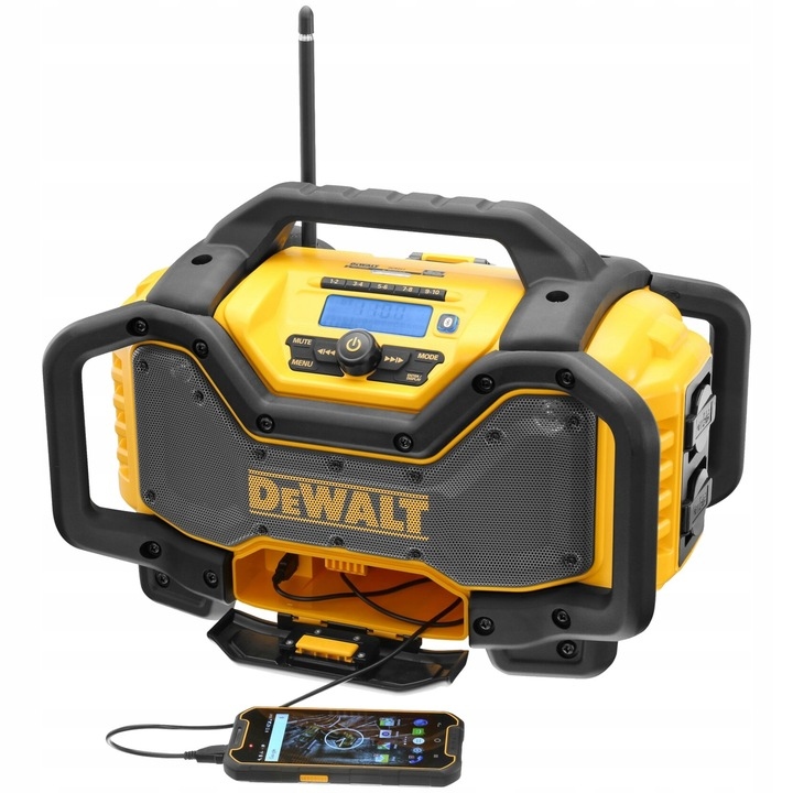 Radio budowlane 18V/54V Bluetooth Usb, Aux, Dab Body DeWALT DCR027
