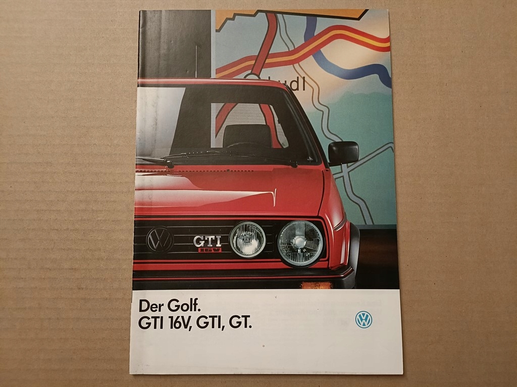 Prospekt - VOLKSWAGEN VW GOLF II GTI - 1989 r