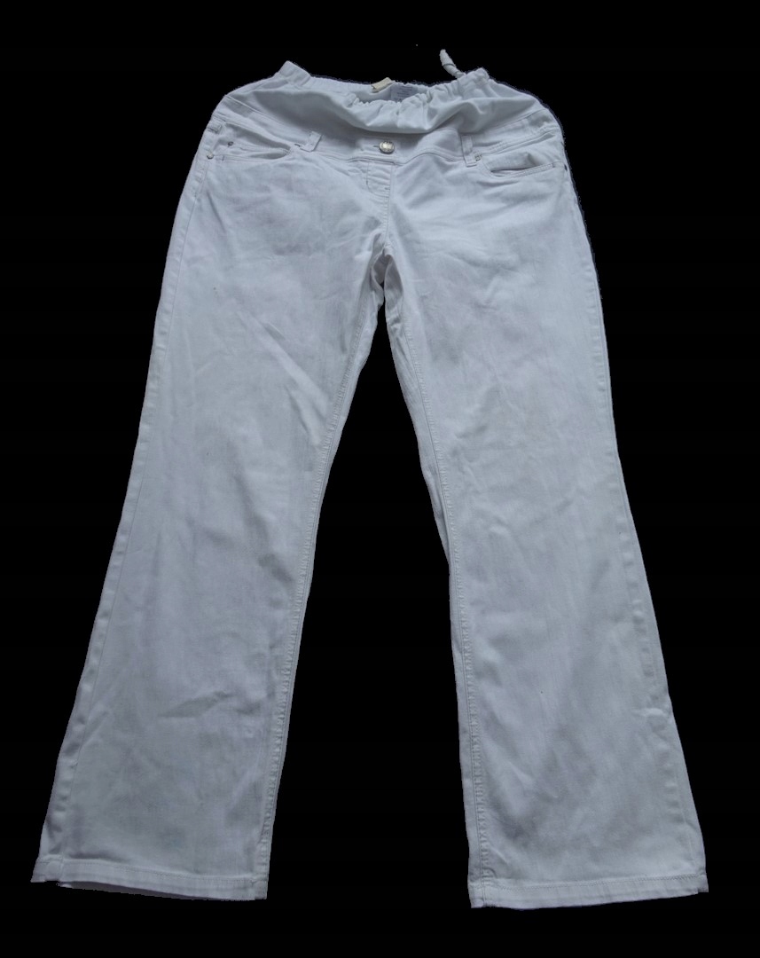 6*ETAM JEANSY CIĄŻOWE Z PASEM 46