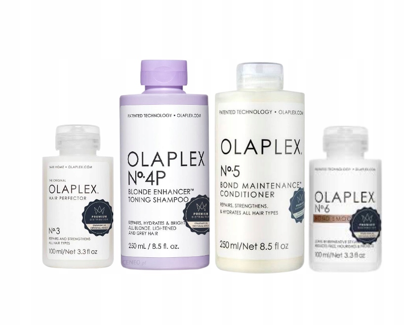 

Olaplex Zestaw NO3 NO4 Blond NO5 NO6 Odbudowa