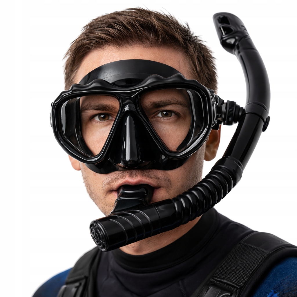 Zestaw do nurkowania Do Snorkelingu Widok 180 fajka i maska dla doroslych