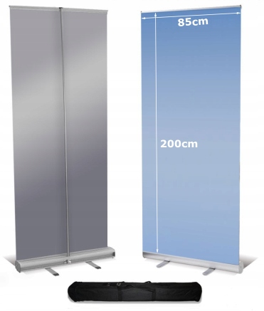 ROLL-UP ECONOMIC STOJAK REKLAMOWY 85x200 Wysokość produktu 200 cm