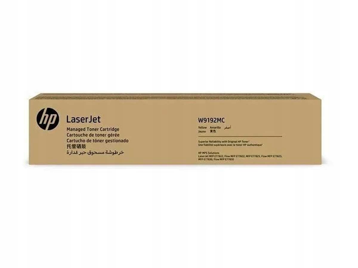Nový toner Hp W9192MC Yellow Hp E77825 E77822 E77830