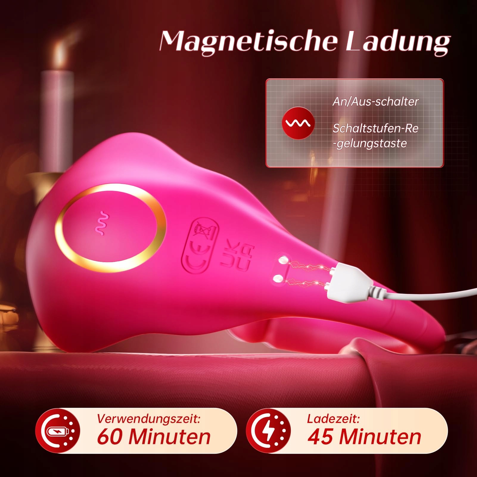 APP VIBRATOR Zestaw Wibratorów Dla Kobiet G-Punkt Anal Klitoris 10 Trybów — miniatura 6