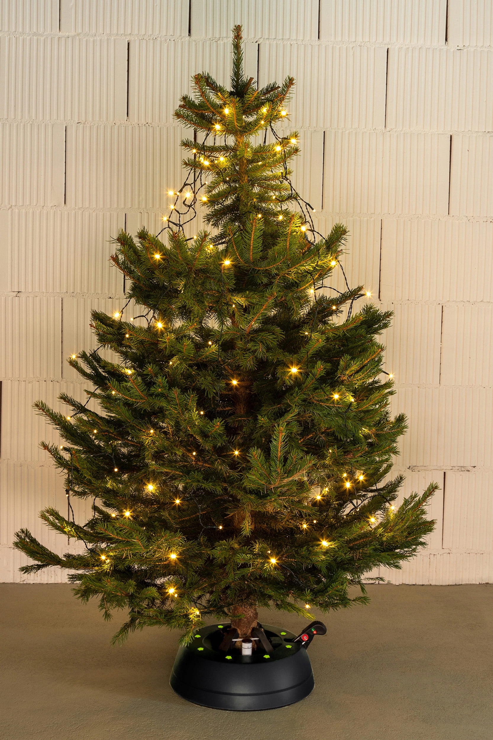 STOJAK CHOINKOWY START 2 KAMAI DO 2,5M ZIELONE GWIAZDKI, ZBIORNIK NA WODĘ Kolor czarny