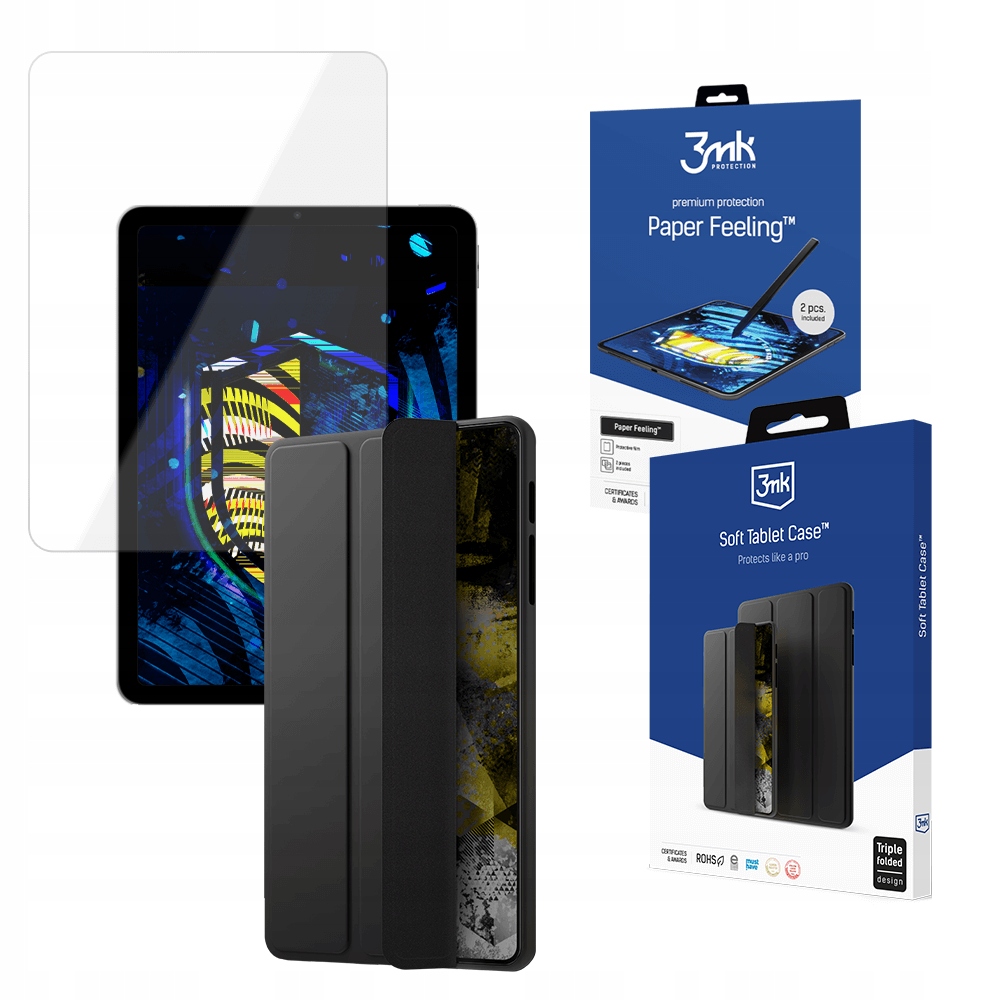 Fólie 3mk Paper Feeling a Pouzdro Soft Tablet Case pro iPad 10.9 10 gen.
