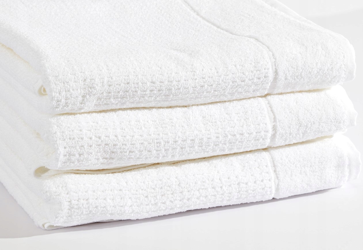 Faro Ručník 100x150 cm 500 g/m2 Bílý-wafel Design