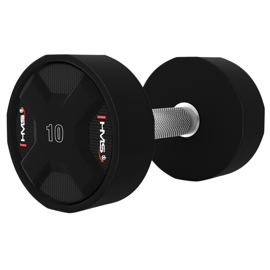 Hms Závaží Polyuretanová činka pro fitness cvičení 10 kg